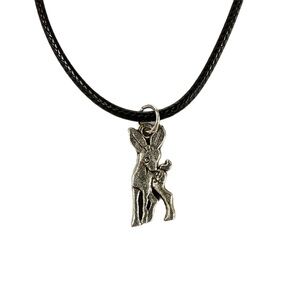 Silver Deer Necklace